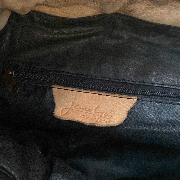 Jane Yoo Vintage Leather Bag Signed - Picture 10 of 11